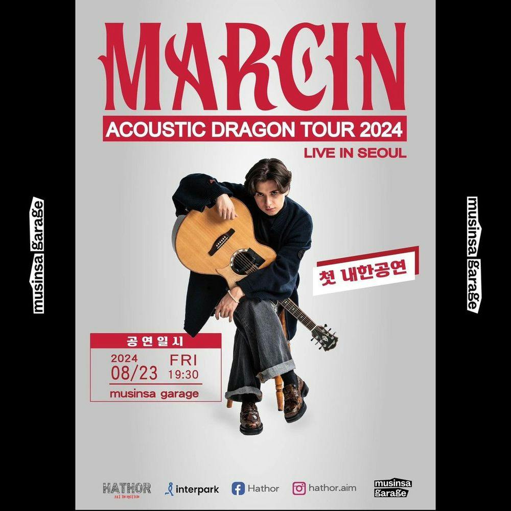 🎸MARCIN ACOUSTIC DRAGON TOUR 2024 LIVE IN SEOUL